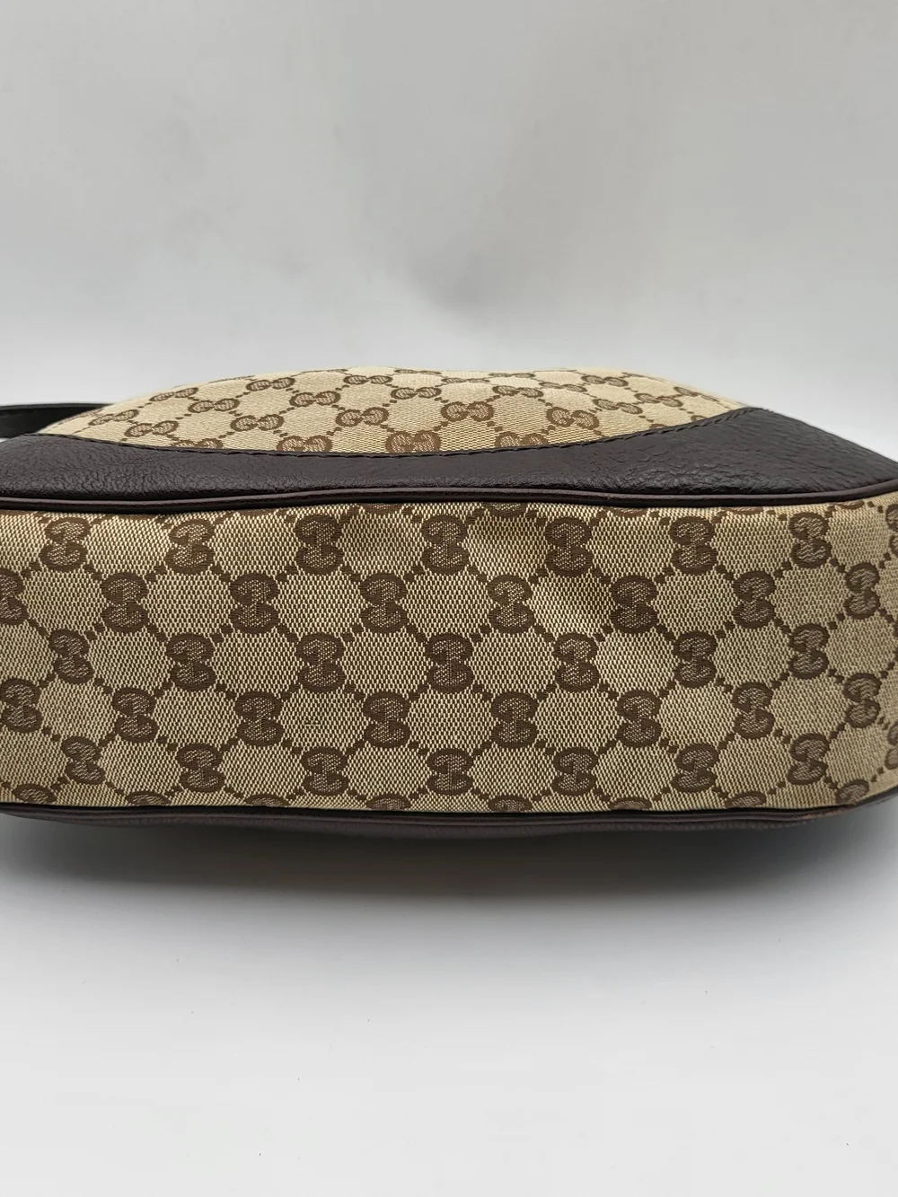 GUCCI Monogram Medium Charlotte Hobo Brown,, Authentic!!